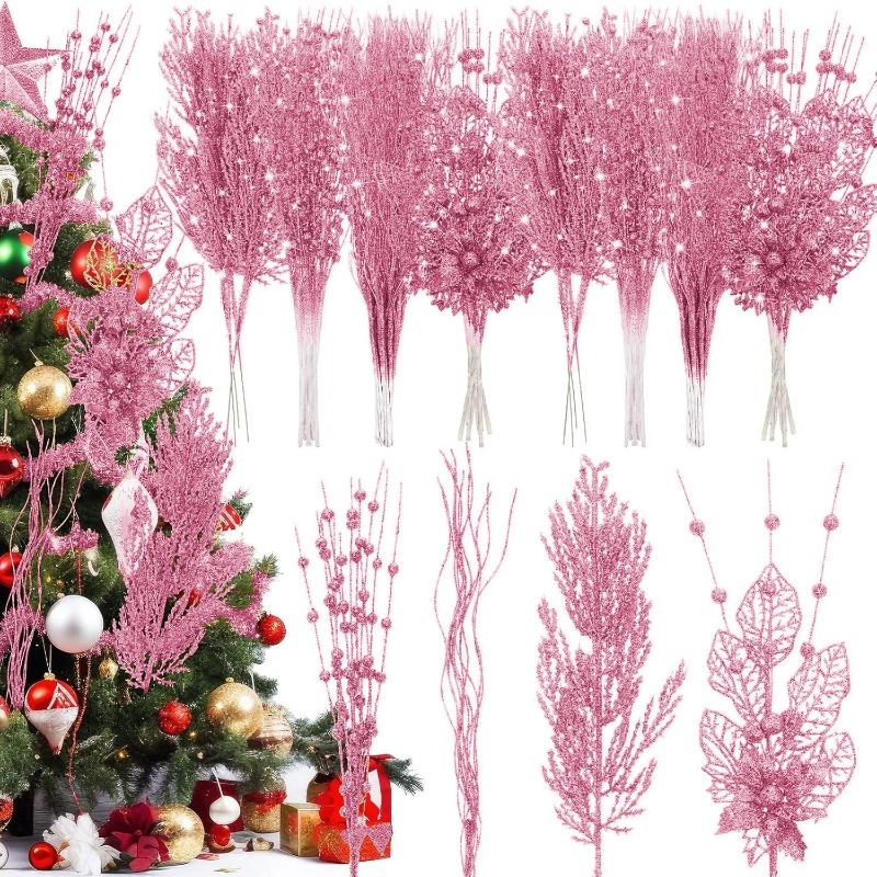 Florist Supply Bulk - 12 pçs rosa decoração da árvore