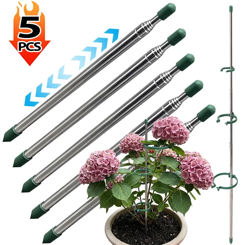 Florist Supply Bulk - 5/1 PEÇAS Anel de Suporte Retrátil