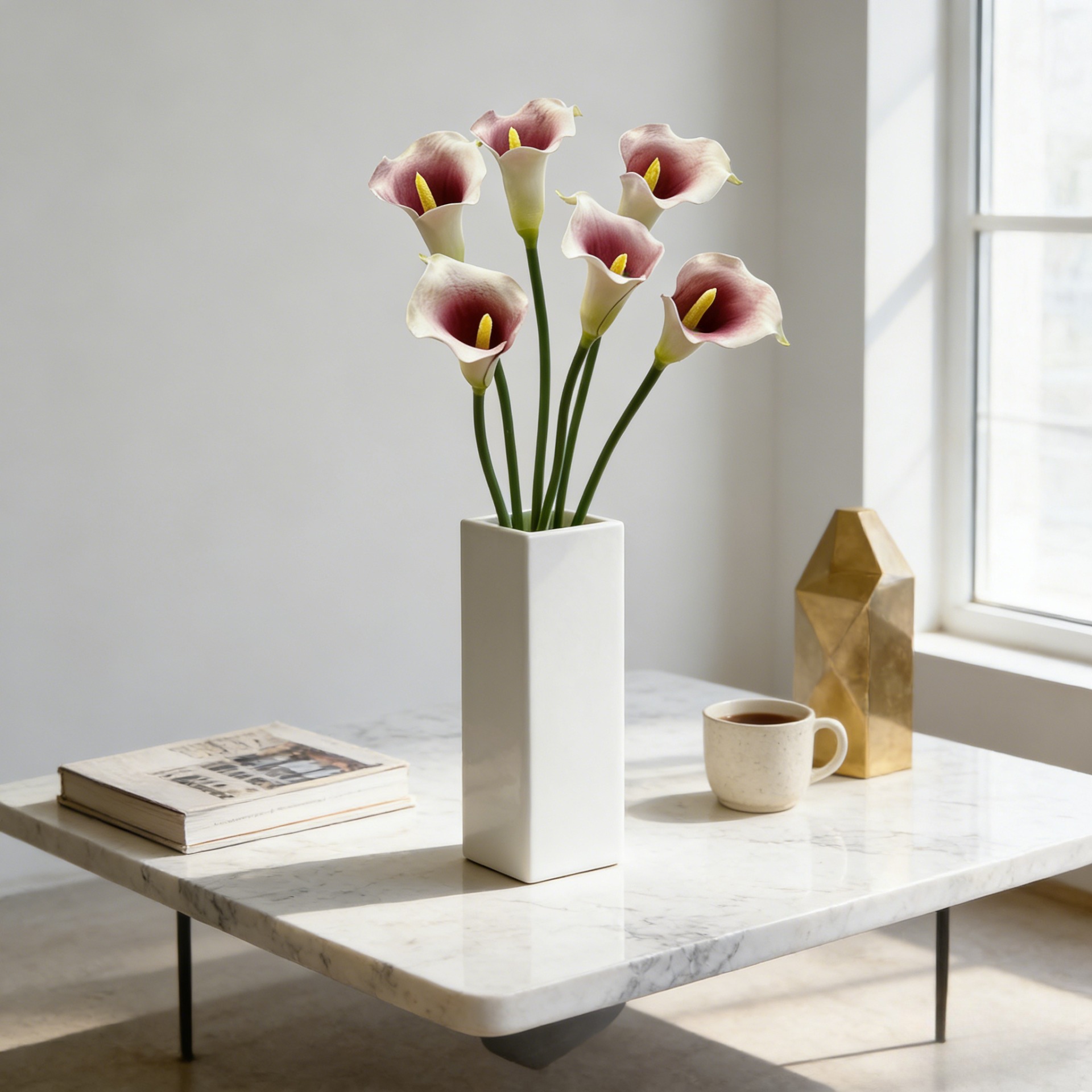 Florist Supply Bulk - Flor Artificial de Lírio Calla Crescente