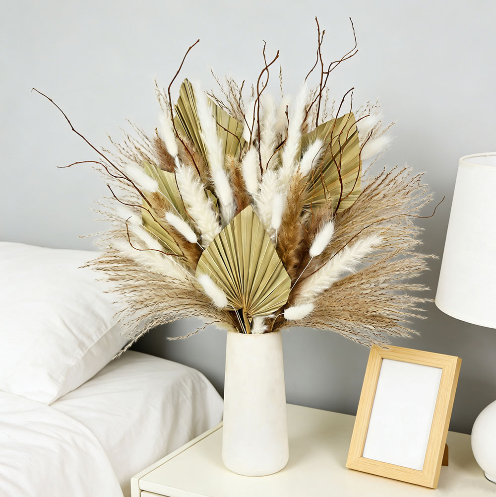 Dried Flower Bunch - Buquê de folhas de palmeira secas