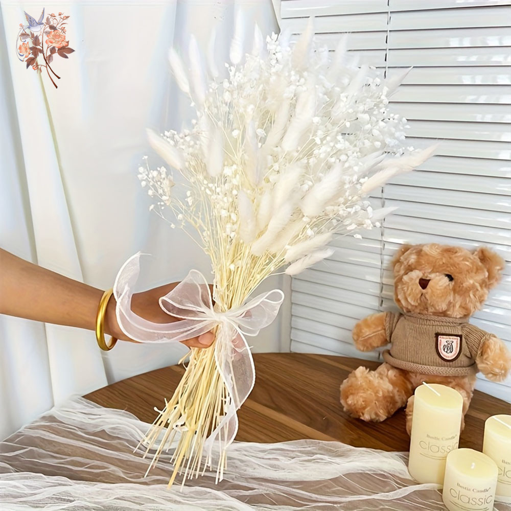 Buquê de casamento de noiva co - Dried Flower Bunch avaliação e preço