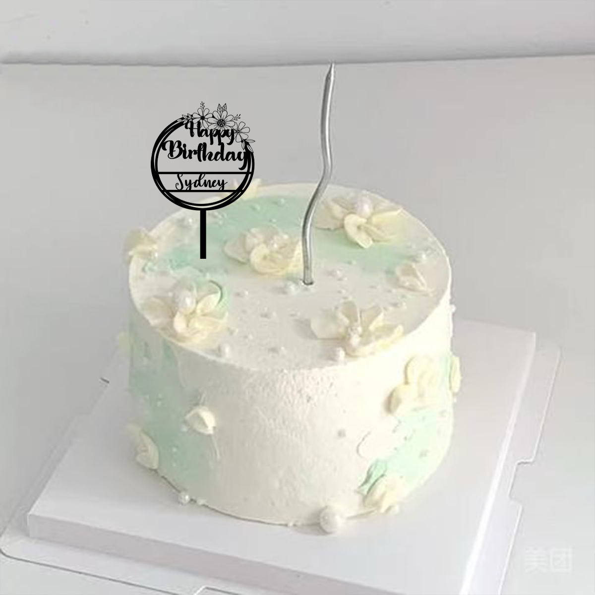 1PC Suporte de Bolo Personaliz - Flower Supply avaliação e preço