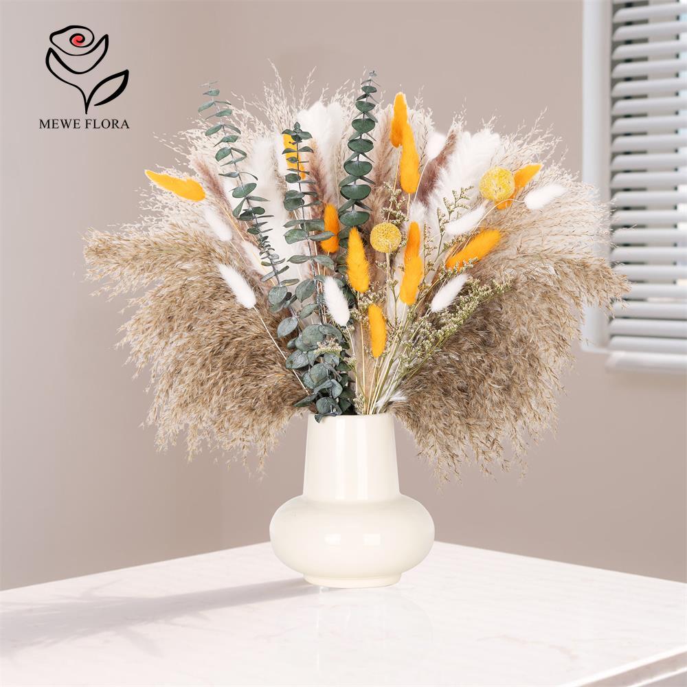 Buquê de grama de pampas laran - Dried Flower Bunch avaliação e preço