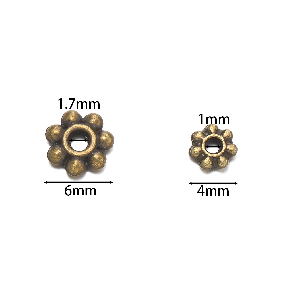 200 pçs 4/6mm liga floco de ne - Flower Supply avaliação e preço