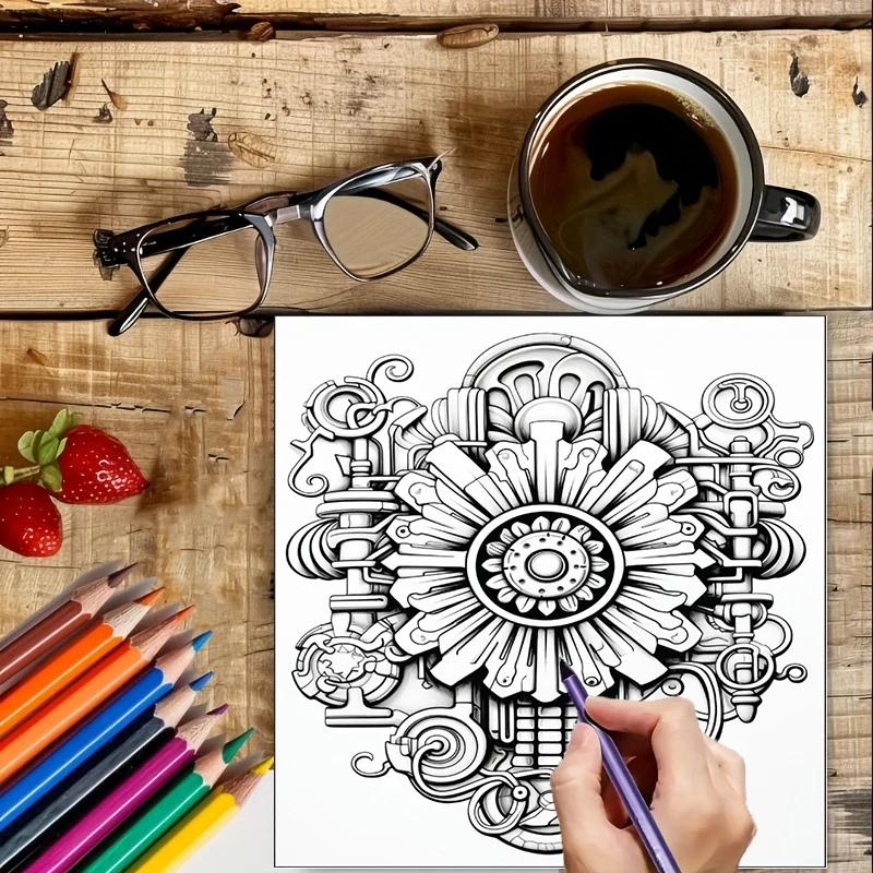 Livro de Colorir Flores Steamp - Flower Supply avaliação e preço