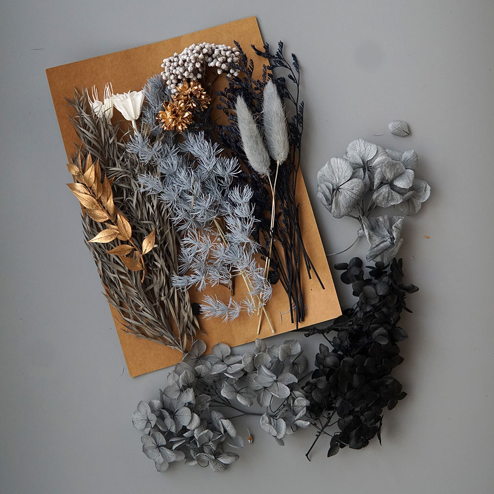 1 pacote de plantas artificiai - Dried Flower Bunch avaliação e preço